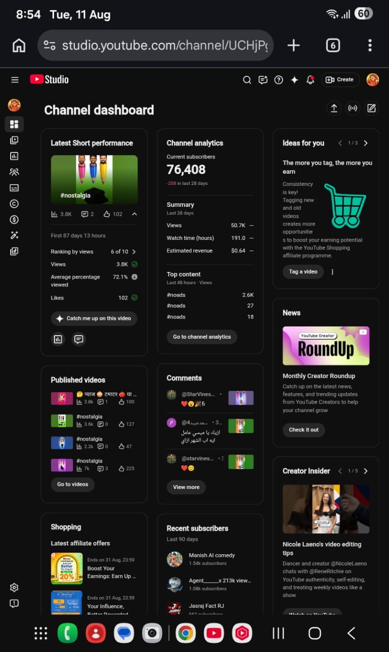 Dashboard